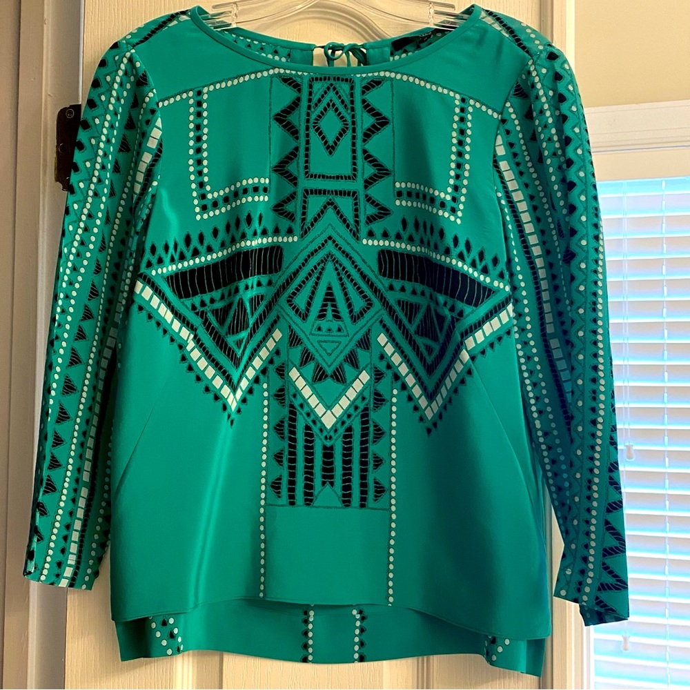 100% Silk Tibi Blouse - Size 6